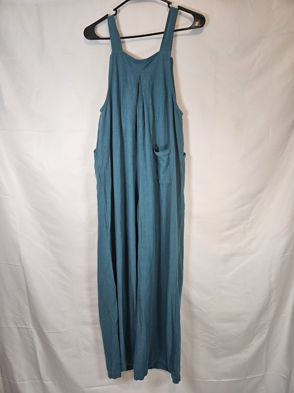Boden Teal Tie-Shoulder Wide-Leg Jumpsuit - Picture 4 of 6